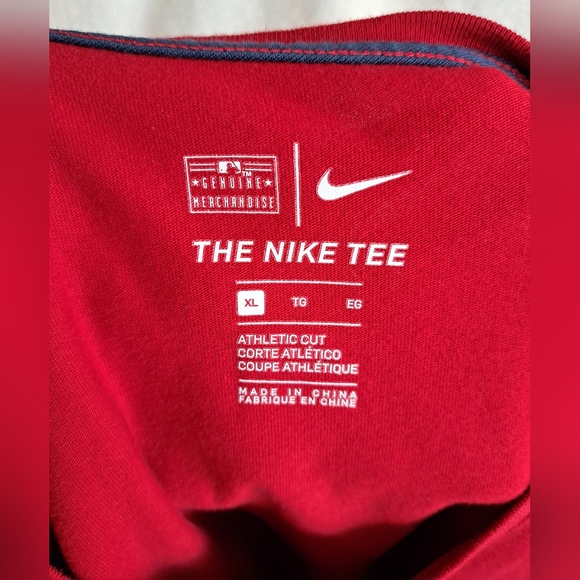 Men's Red Nike Long Sleeve St Louis Cardinal Tee - Picture 9 of 9